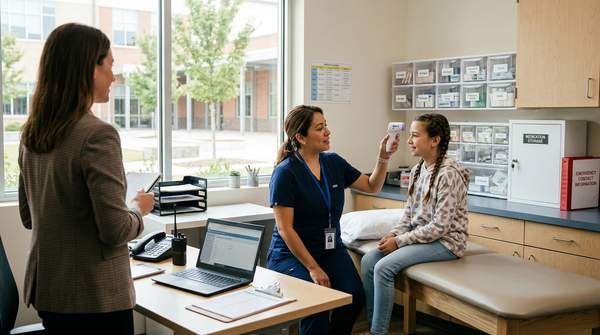 How Does ALC Home Health's School Nursing Program Ensure Student Safety in Cobb County?