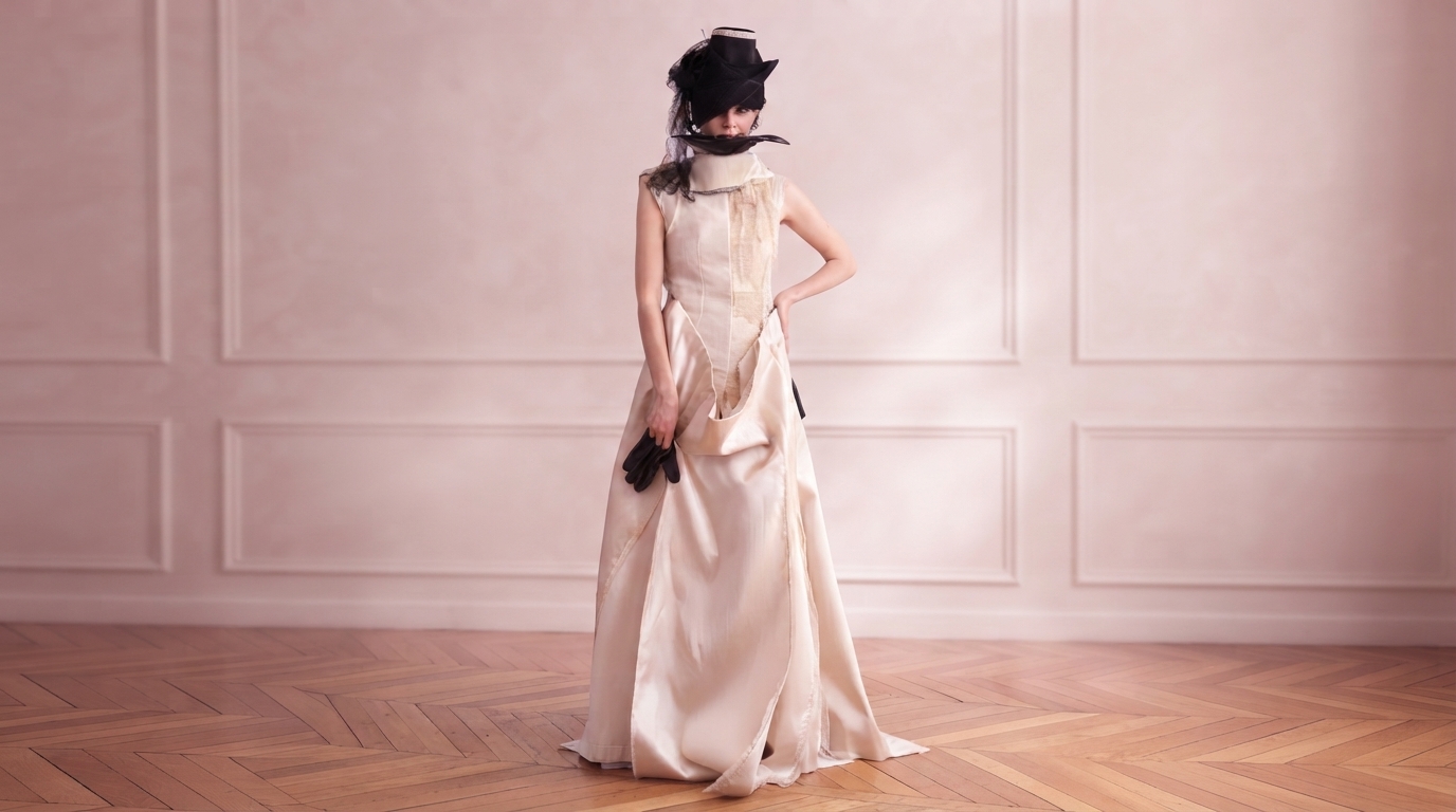 Editorial illustration for Preserving Haute Couture: Traditional Techniques and Atelier Training