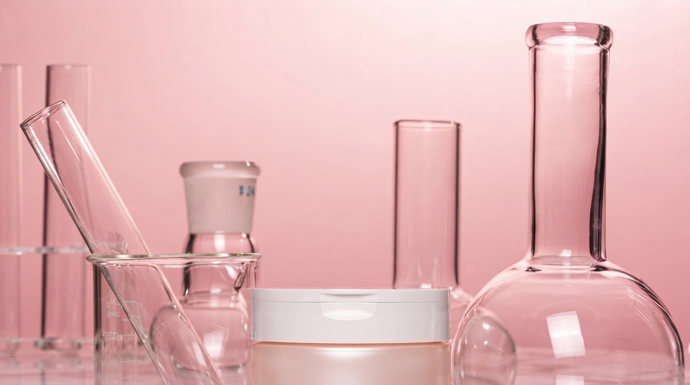 Editorial illustration for Structural Mimics vs. Signal Mimics: The Two Sciences Inside Biomimetic Skincare